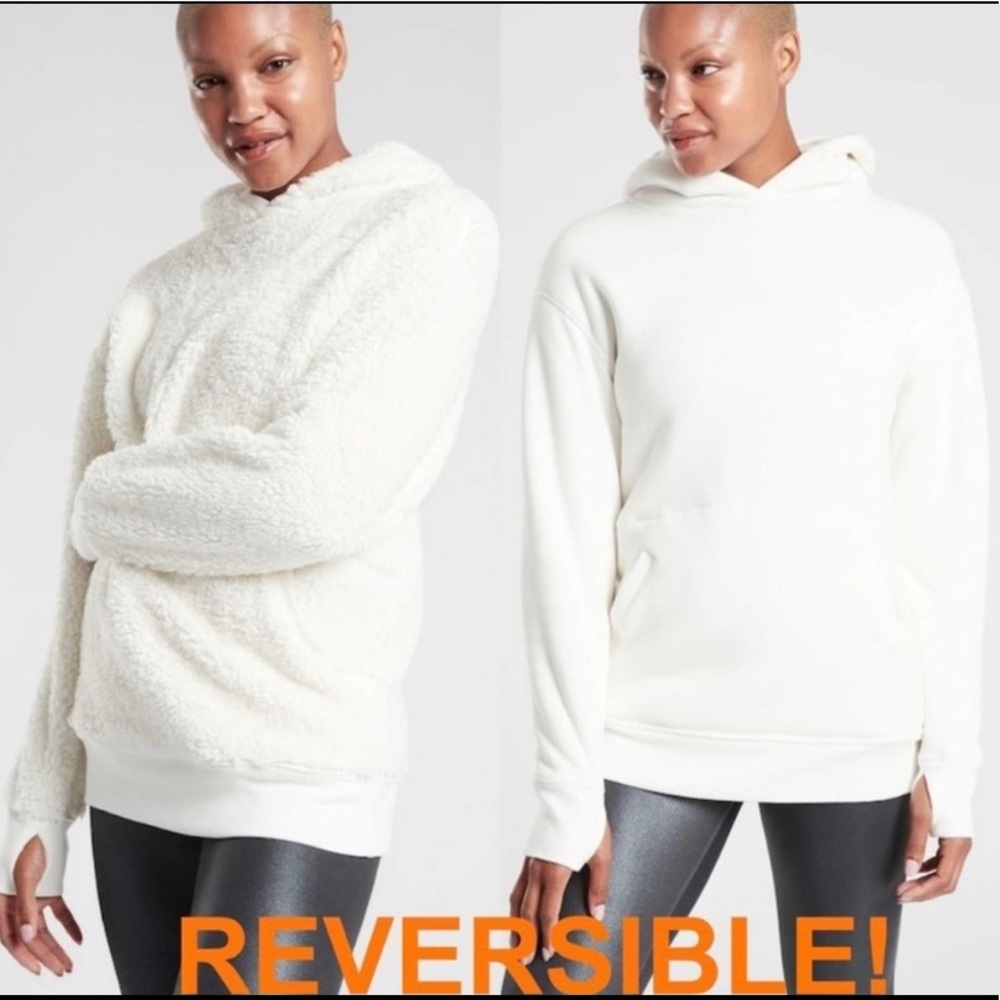 Athleta reversible Sherpa hoodie